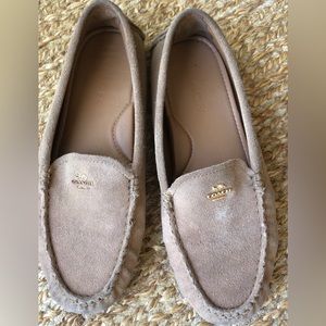 Coach Camel Suede Loafers